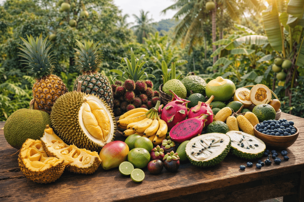 The Cinta Manis fruit orchard